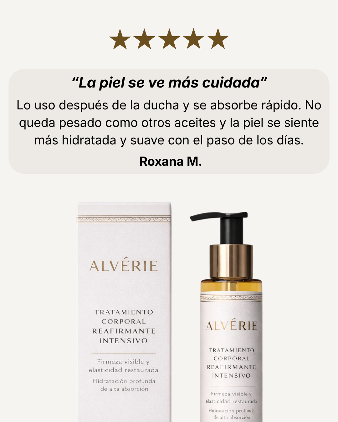 Aceite Corporal Reafirmante Intensivo — 100 ml