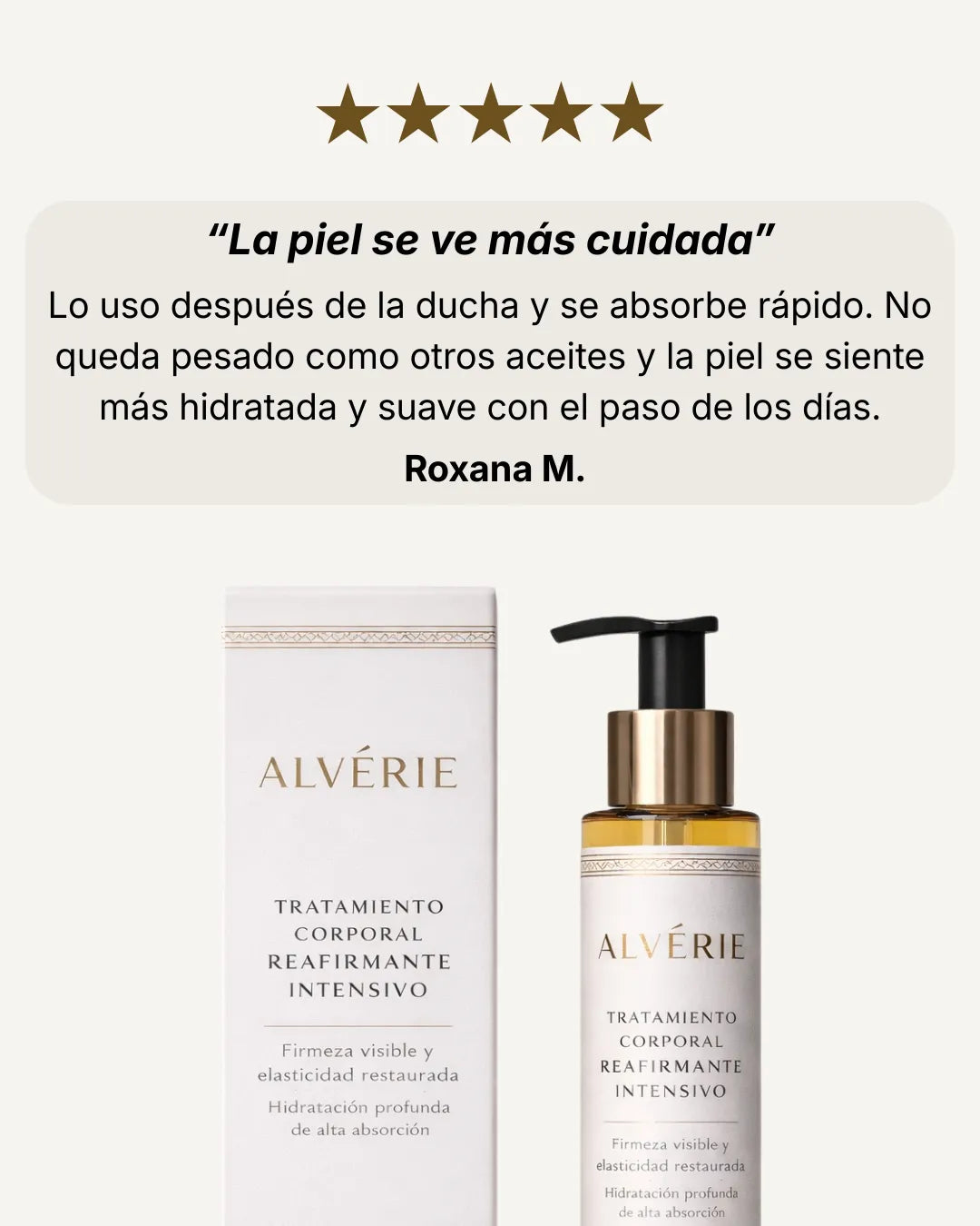 Aceite Corporal Reafirmante Intensivo — 100 ml